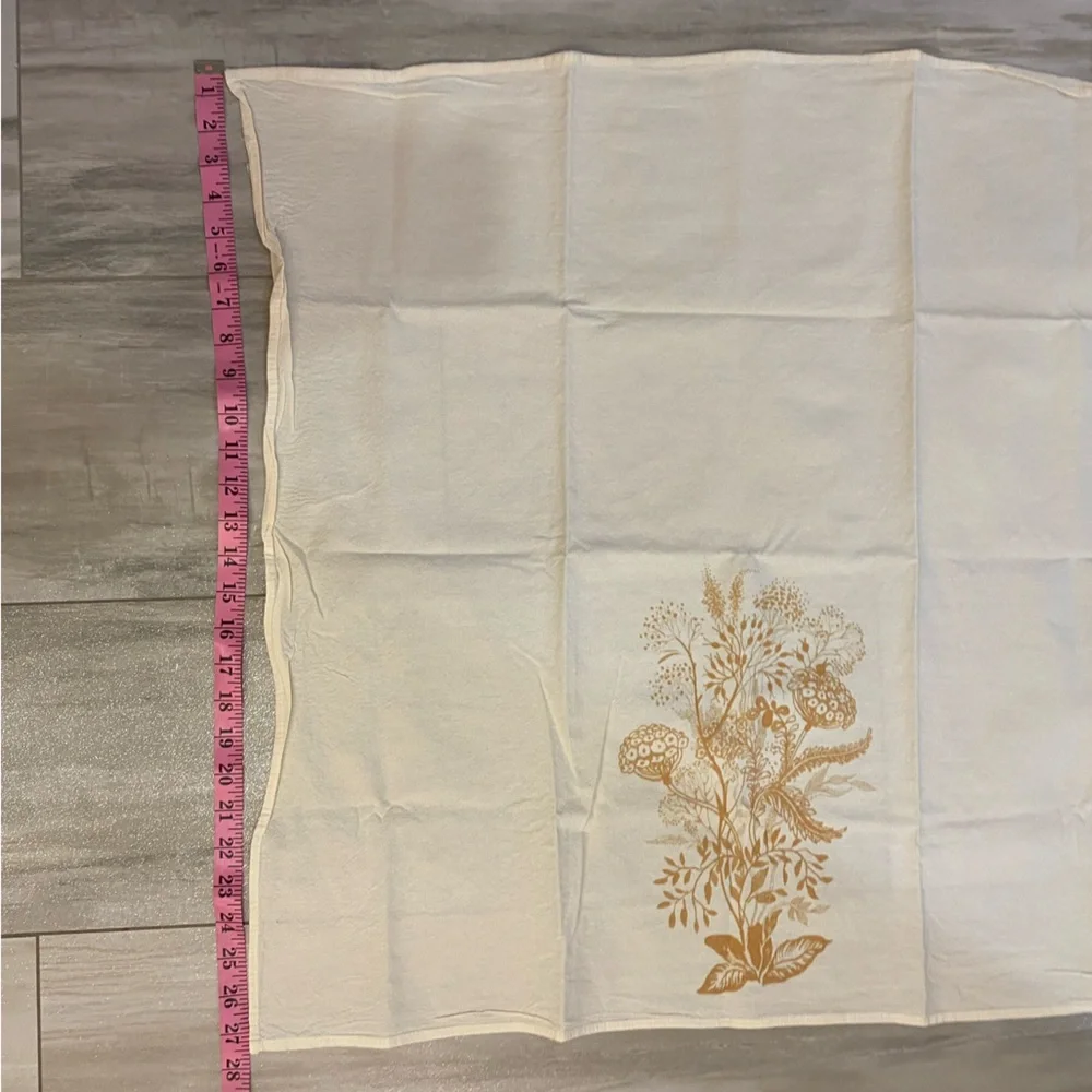 Golden Wildflower Bouquet Flour Sack Kitchen Hand Towel